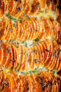 Easy One-Pan Scalloped Sweet Potatoes