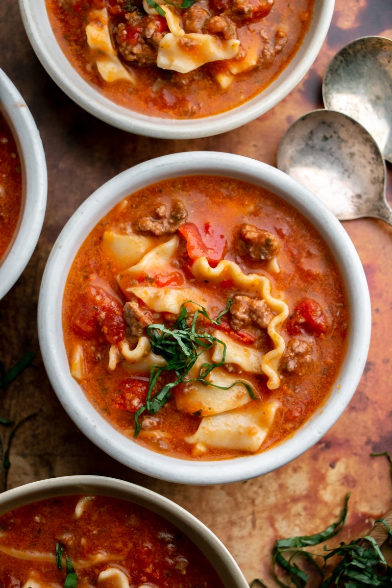 One-Pot Lasagna Soup - The Hearty Life