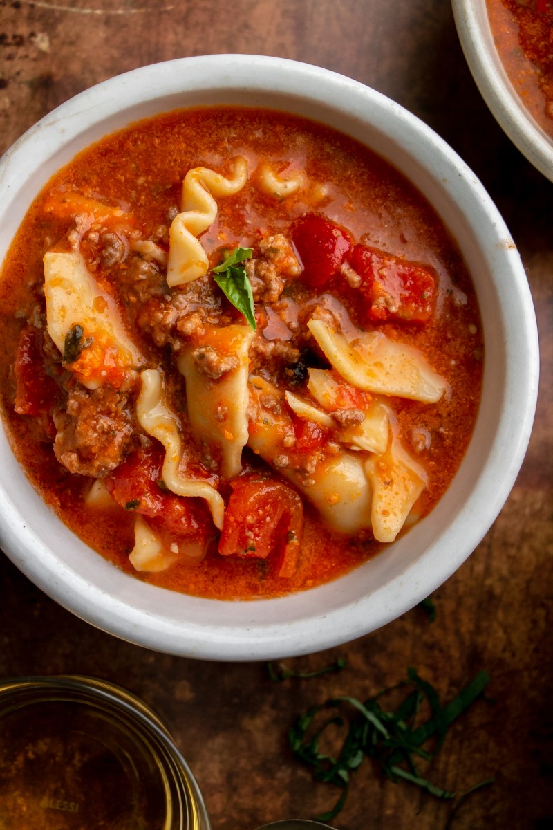 One-Pot Lasagna Soup - The Hearty Life