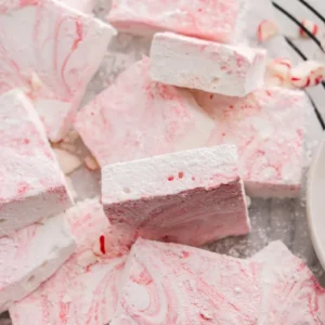 homemade peppermint marshmallows