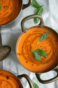 roasted red pepper and tomato soup