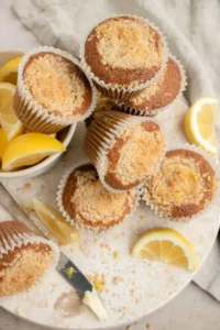 lemon poppy seed streusel muffins