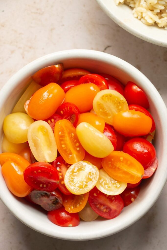 multicolor cherry tomatoes in a bowl
