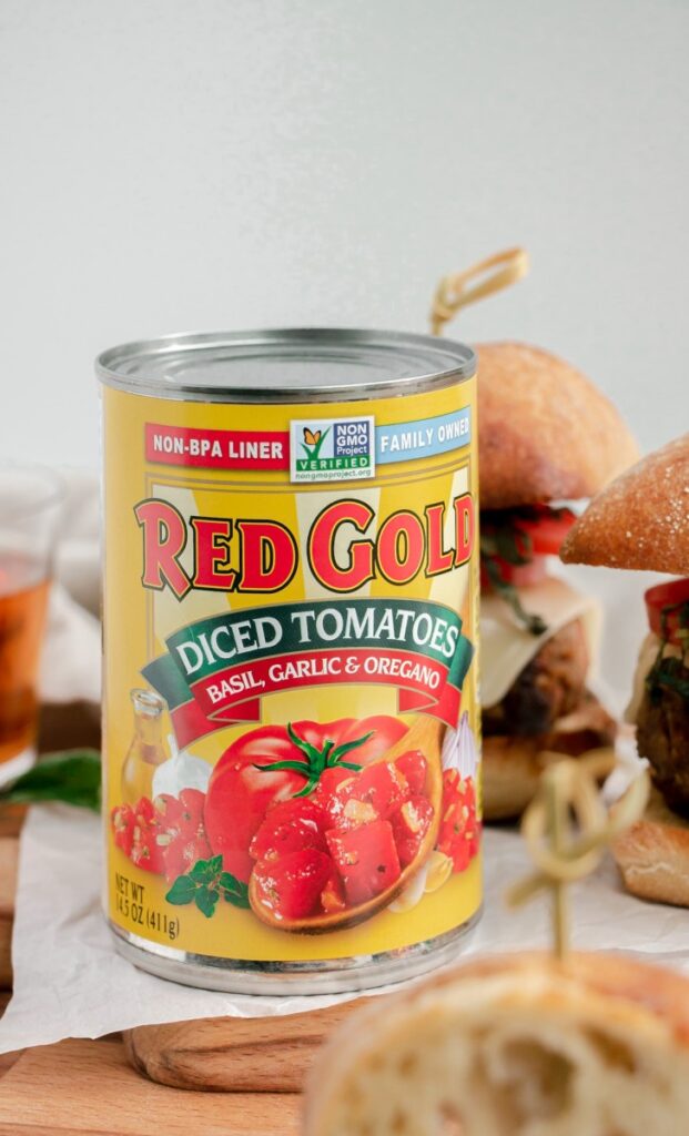 can of red gold tomatoes 