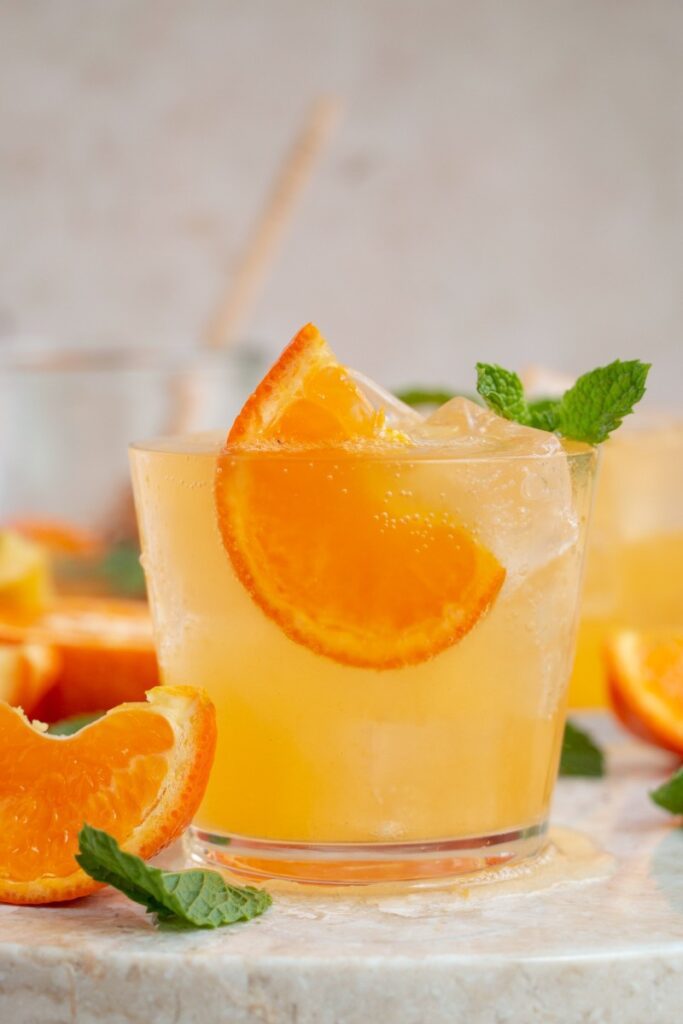 Pineapple Orange Vodka Smash Cocktail