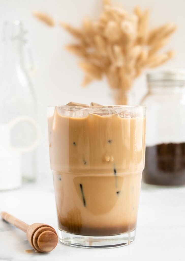 Iced Honey and Oat milk Coffee Recipe