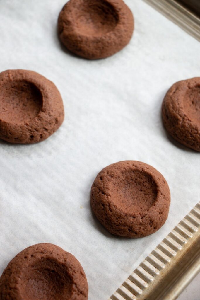 baked thumbprint cookies