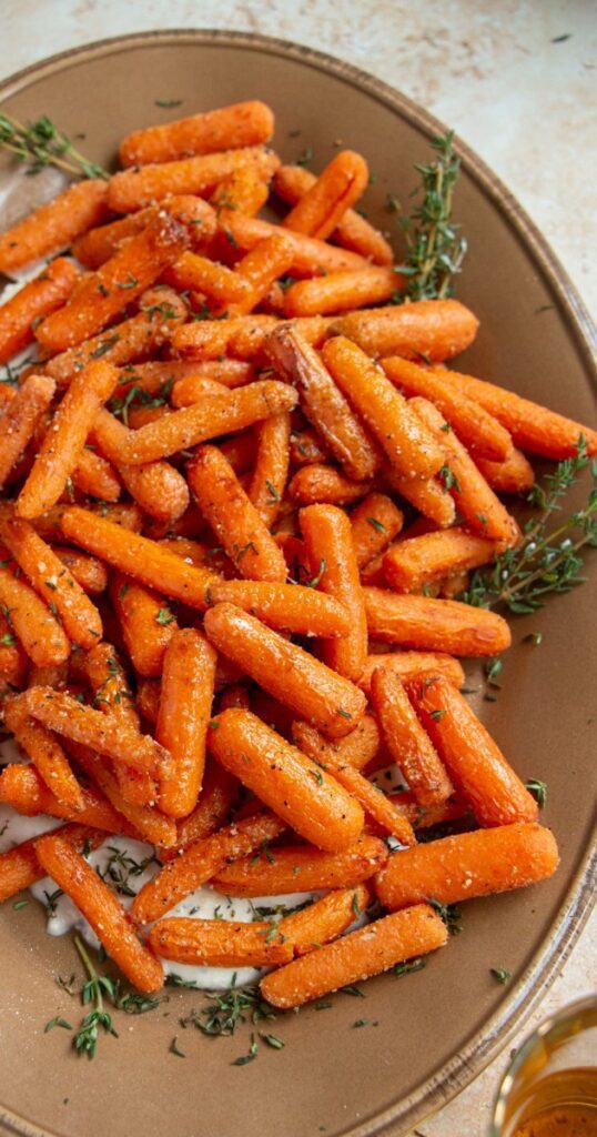  Carrots on a platter