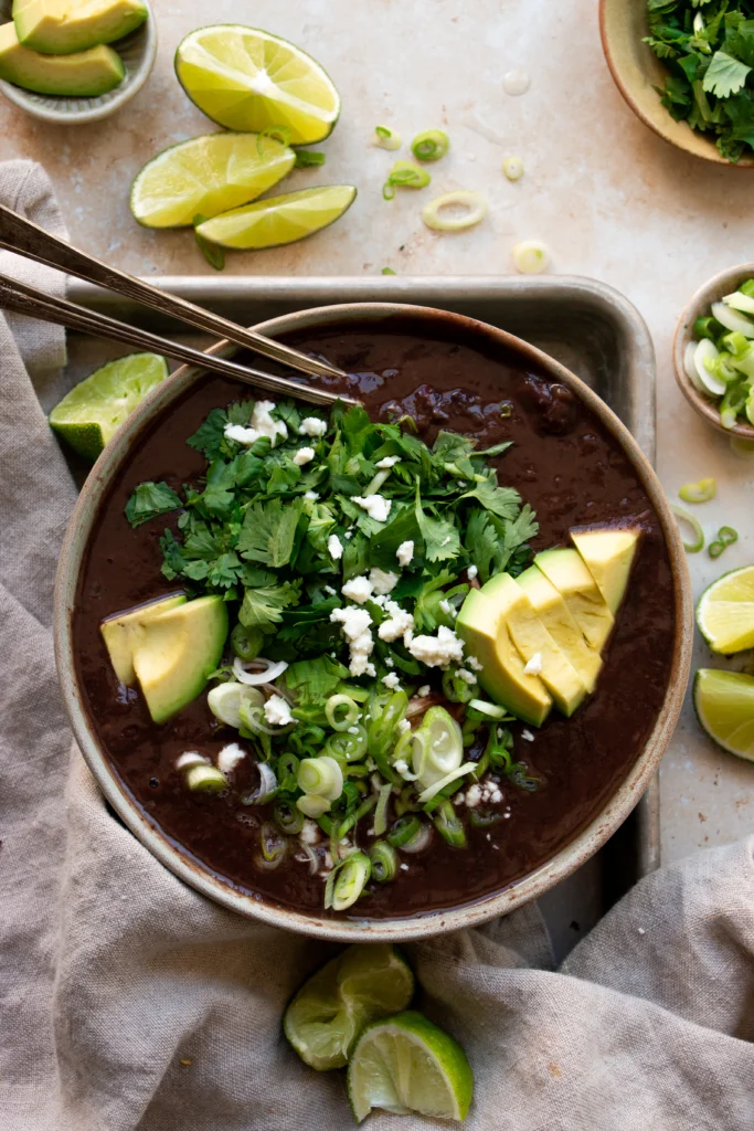 Simple One-Pot Black Bean Soup - The Hearty Life