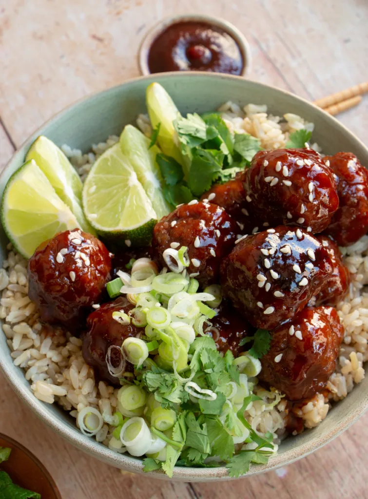Easy Instant Pot BBQ and Grape Jelly Meatballs