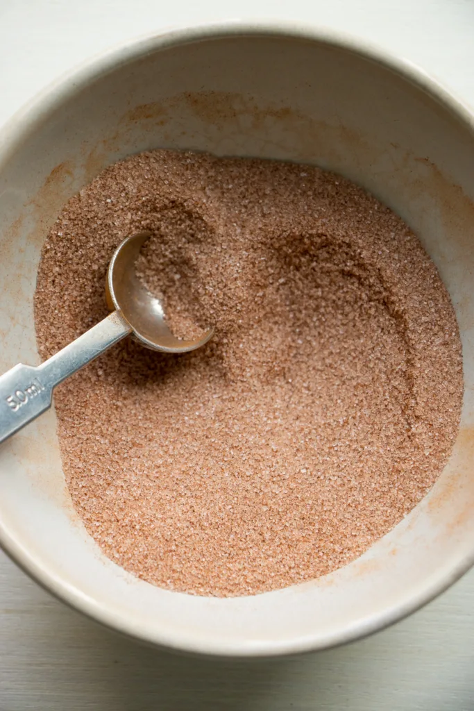 cinnamon sugar mixture in a bowl