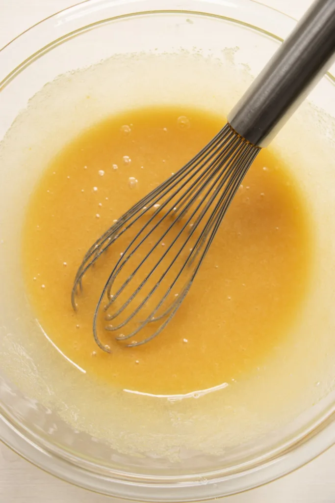 oil mixture whisked 