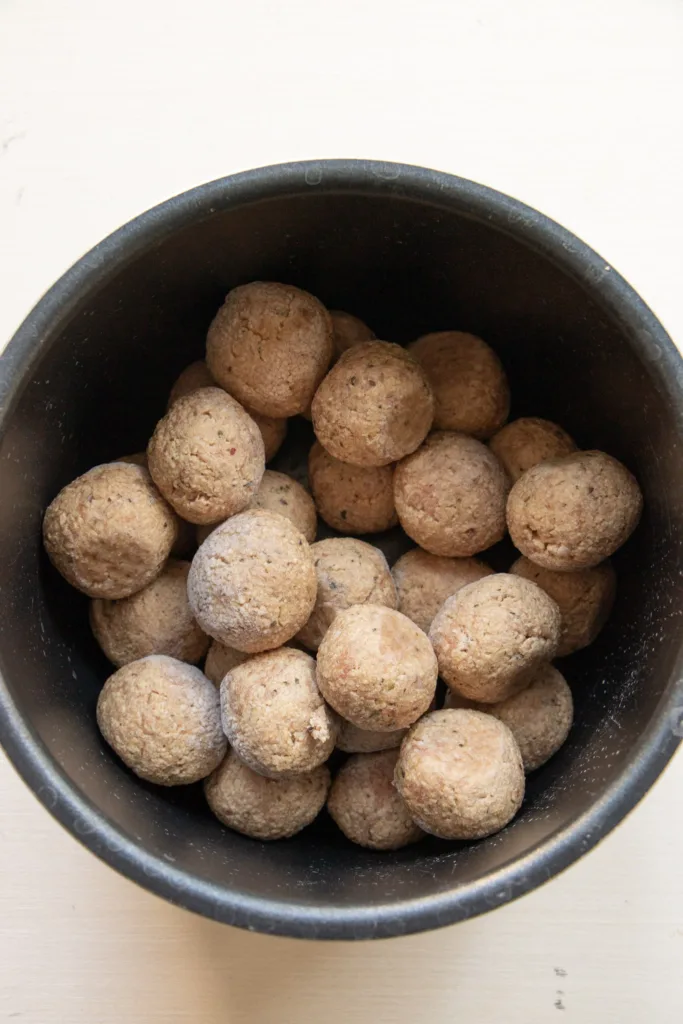 frozen turkey meatballs in the instant pot 