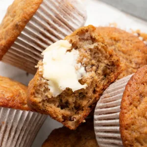 One-Bowl Banana Bread Muffins