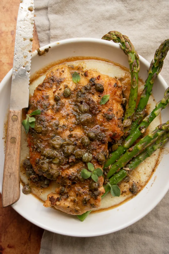 Easy One Pan Chicken Piccata Dinner Recipe
