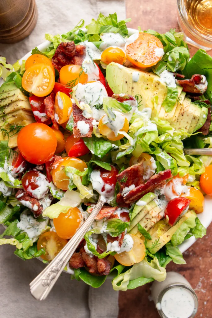 Firebirds Wood Fired Grill BLT Salad Recipe - The Hearty Life