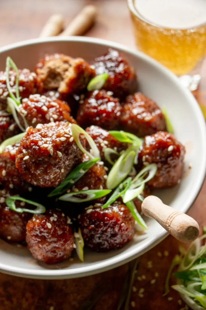 tangy beef cocktail meatballs
