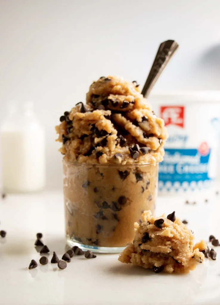 Edible Cottage Cheese Chocolate Chip Cookie Dough