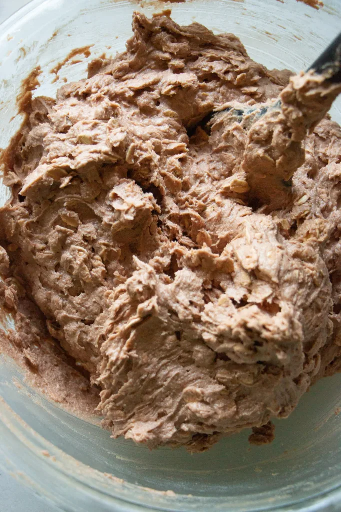 Nutella oatmeal cookie dough