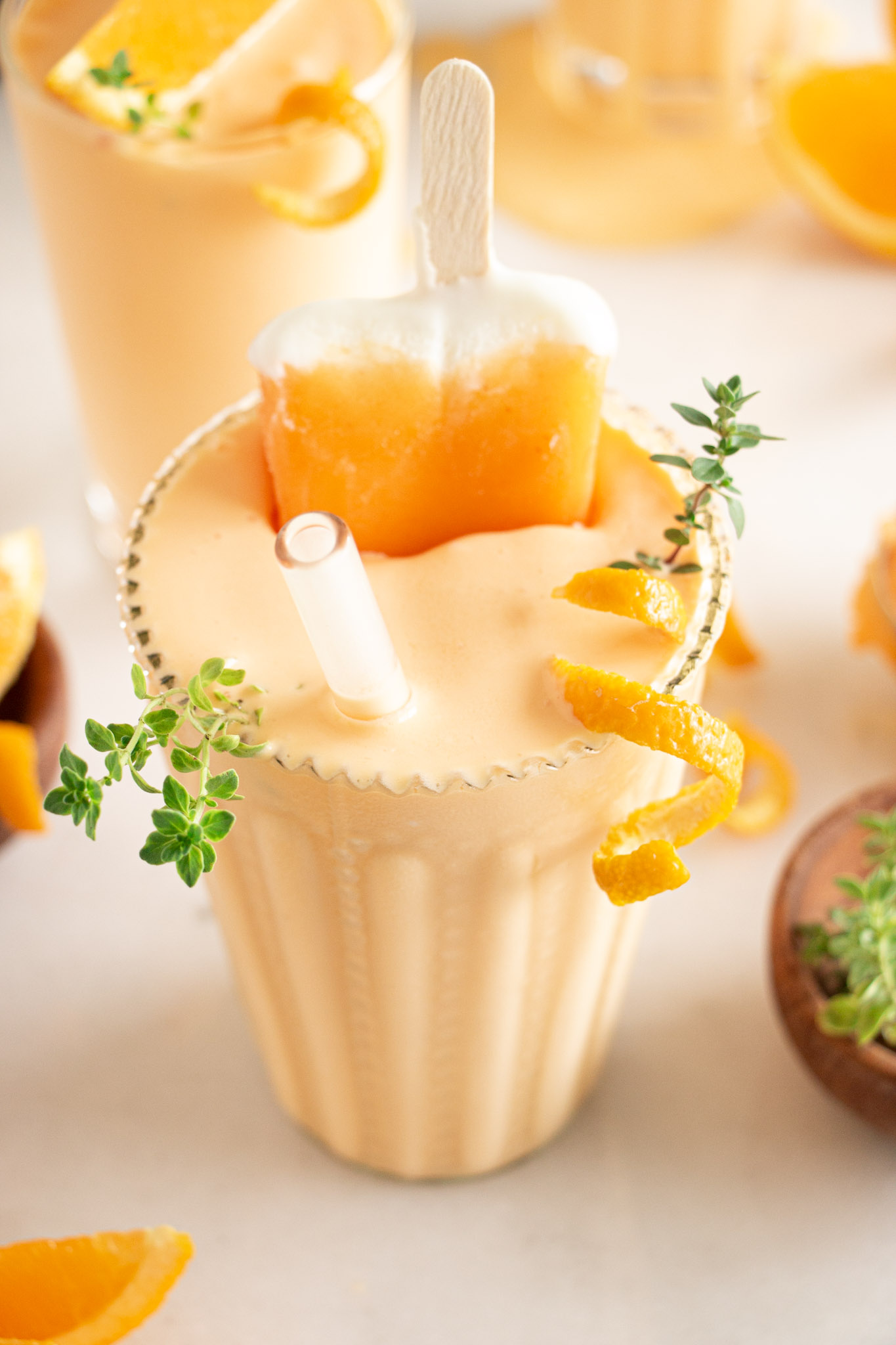 Frozen Orange Creamsicle Vodka Cocktail Recipe The Hearty Life 9587