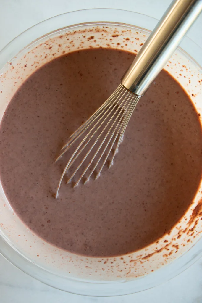 Instant chocolate pudding 