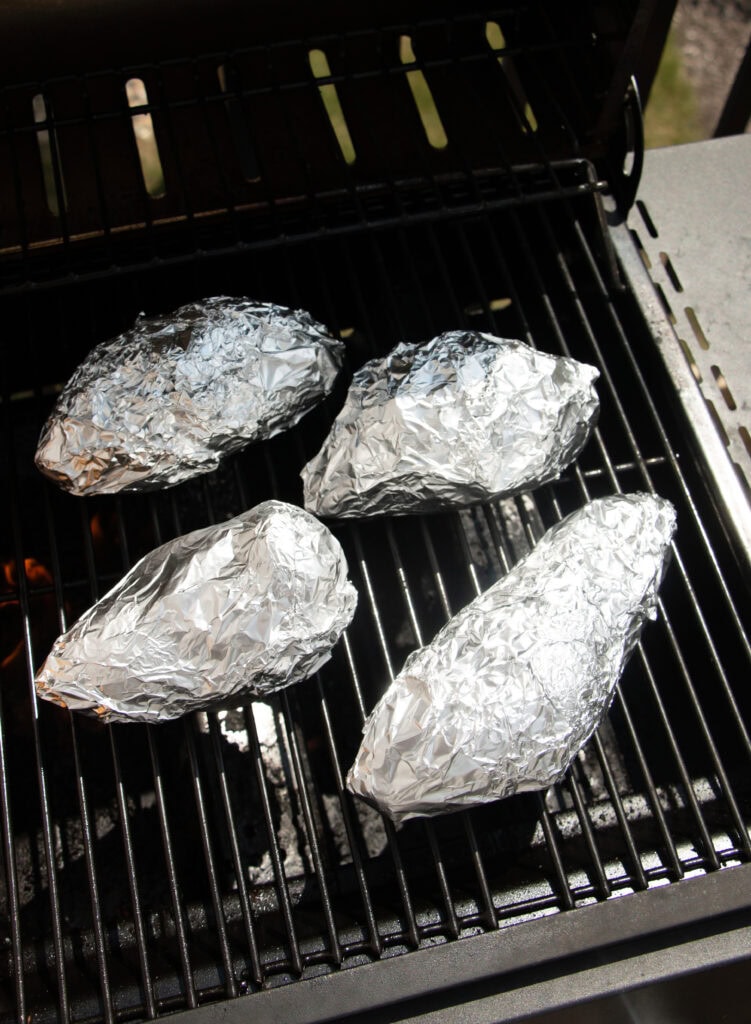 How to Cook Sweet Potatoes in Foil on the Grill