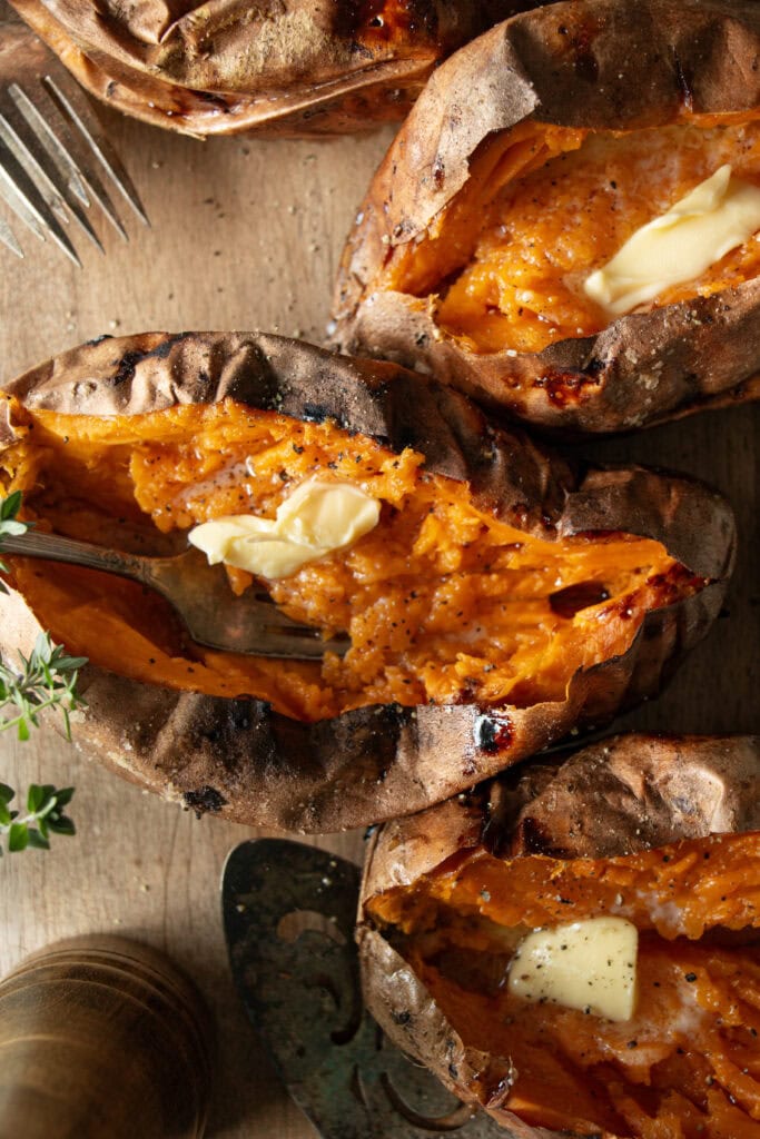 How to Cook Sweet Potatoes in Foil on the Grill