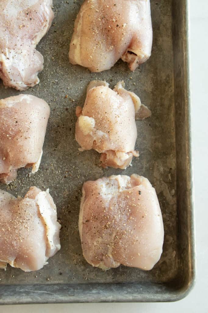 seasoned chicken thighs