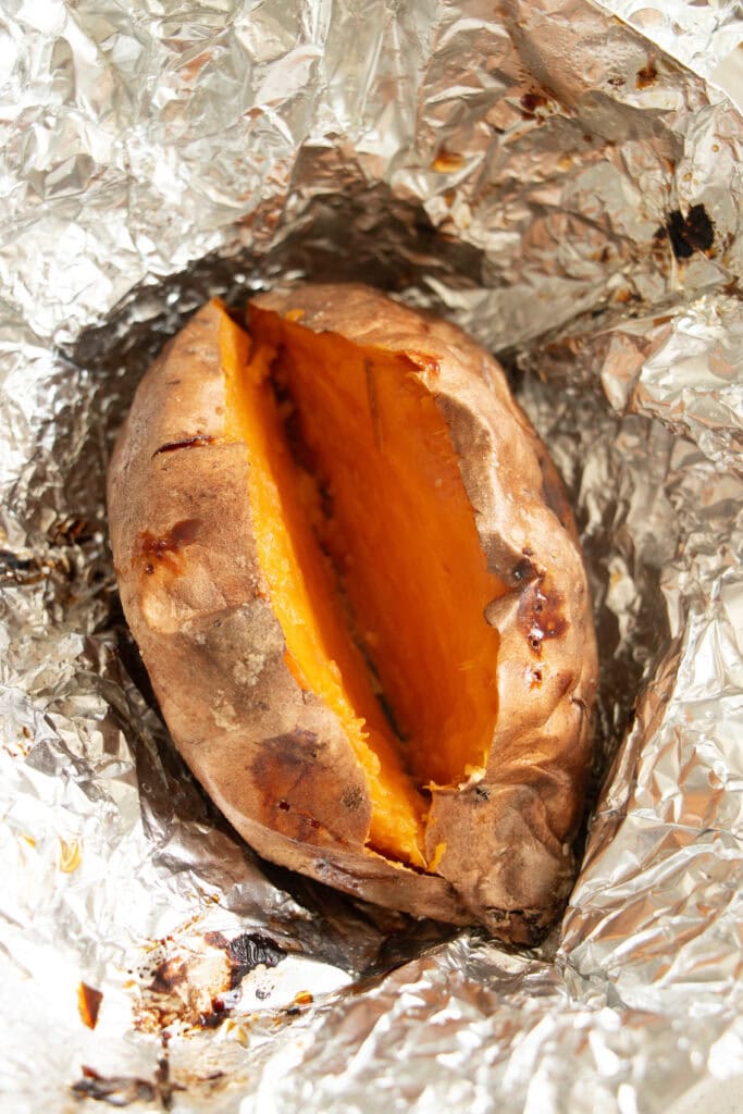 How to Cook Sweet Potatoes in Foil on the Grill