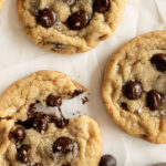 One Bowl Easy Thin and Chewy Chocolate Chip Cookies