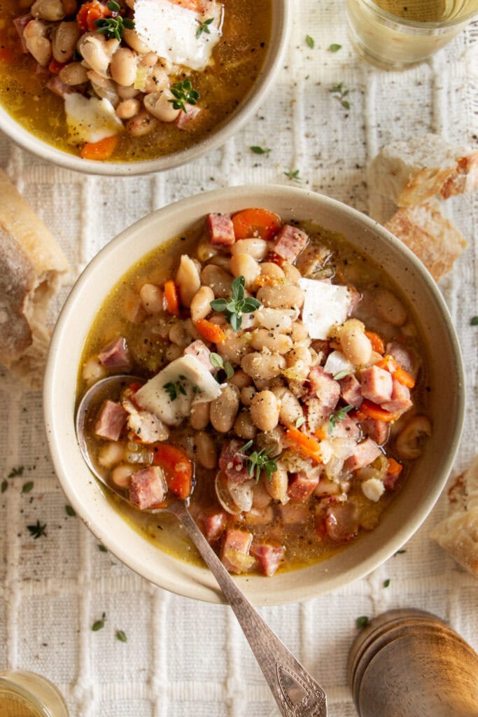 Quick and Easy Instant Pot Ham and Bean Soup Recipe