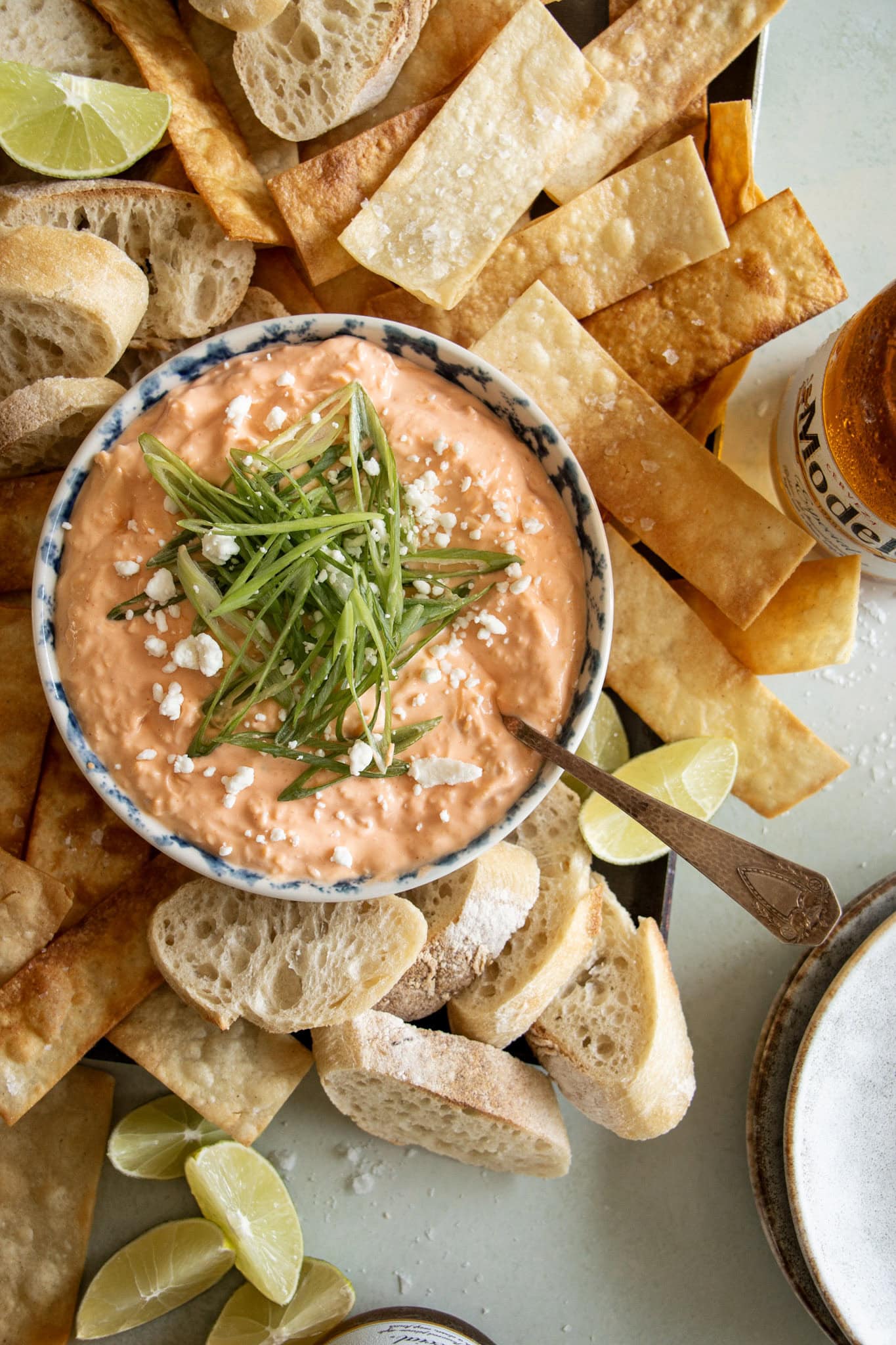 Protein-Packed Buffalo Chicken Dip with Cottage Cheese