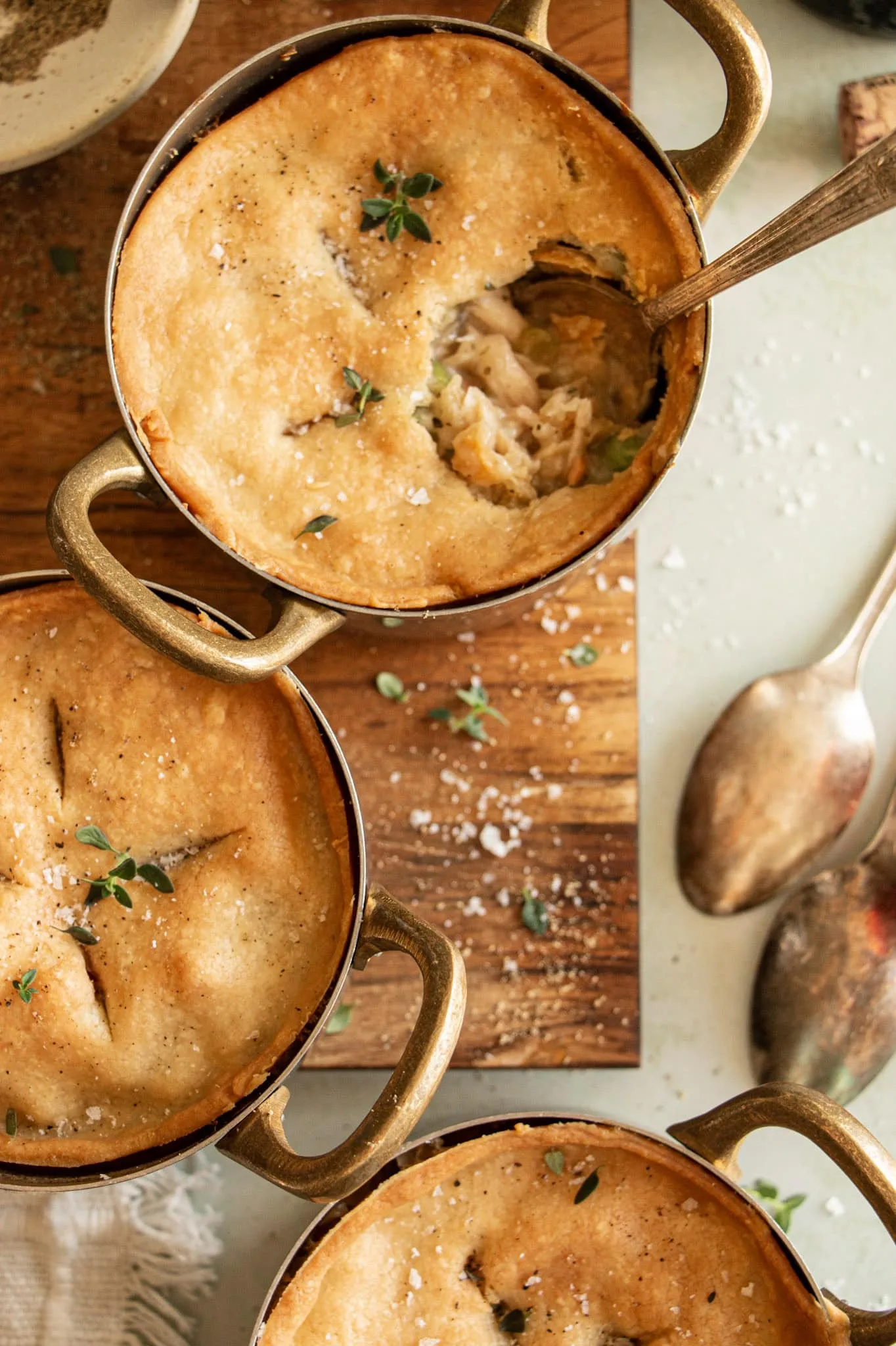 Easy Homemade Mini Chicken Pot Pies in the Air Fryer