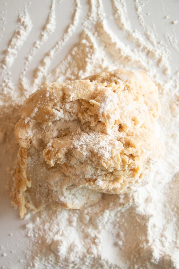 unrolled cookie dough
