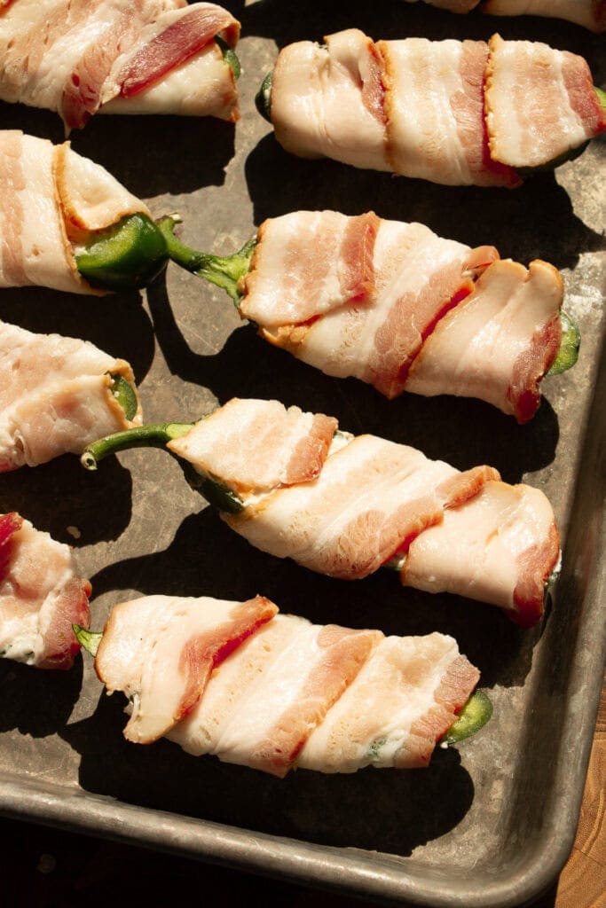 This image has an empty alt attribute; its file name is bacon-wrapped-jalapenos-683x1024.jpg