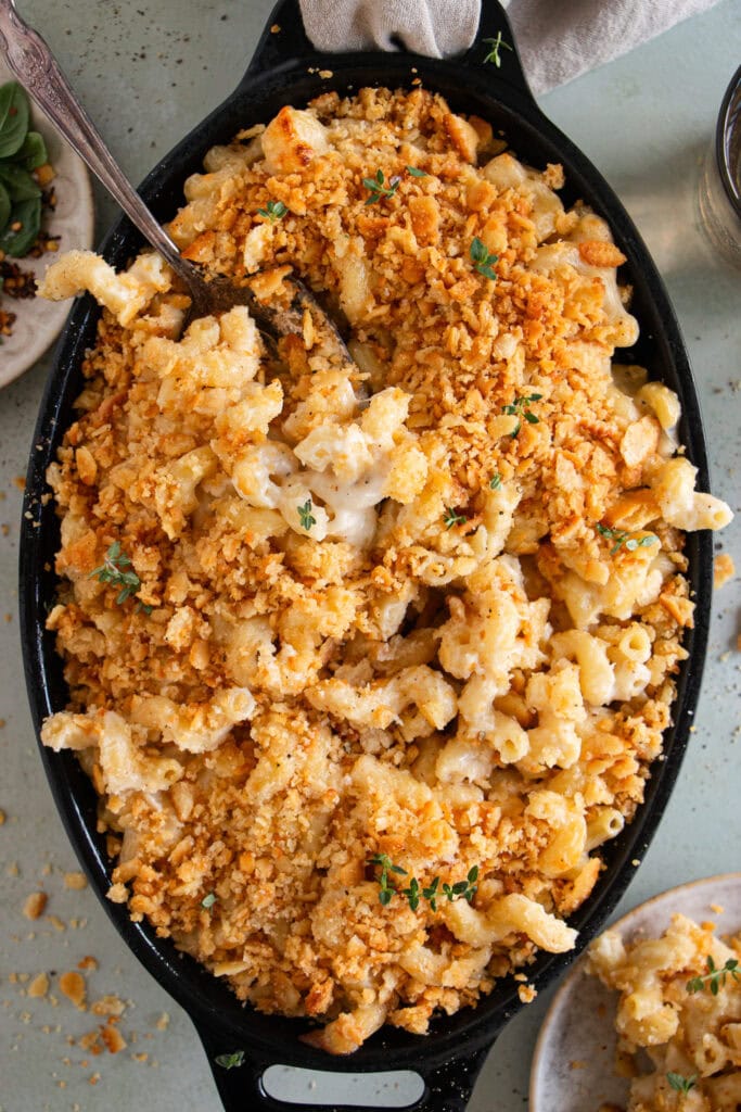 Baked copycat Cracker Barrel mac and cheese