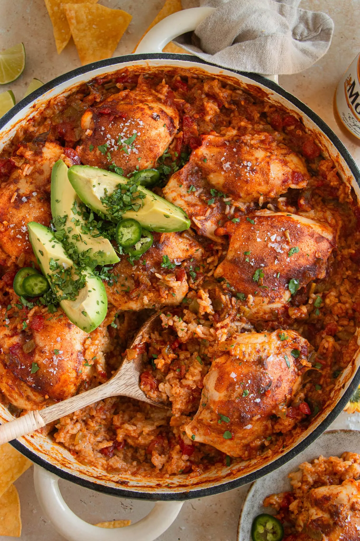 One-Pan Mexican Chicken and Rice Skillet Recipe