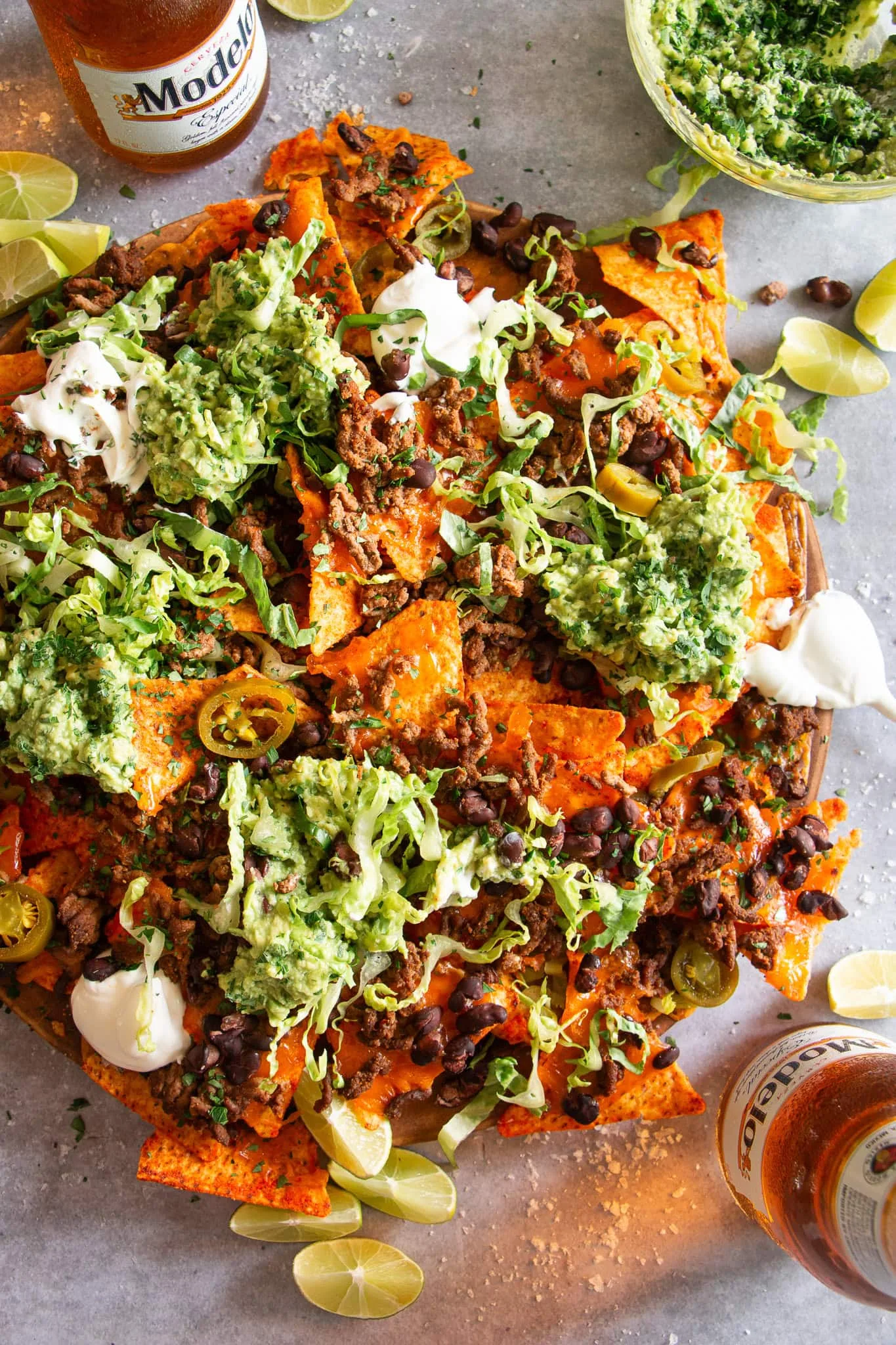 Easy Loaded Doritos Nachos with Beef
