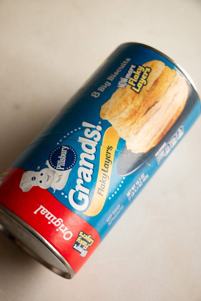 tube of Pillsbury biscuits 