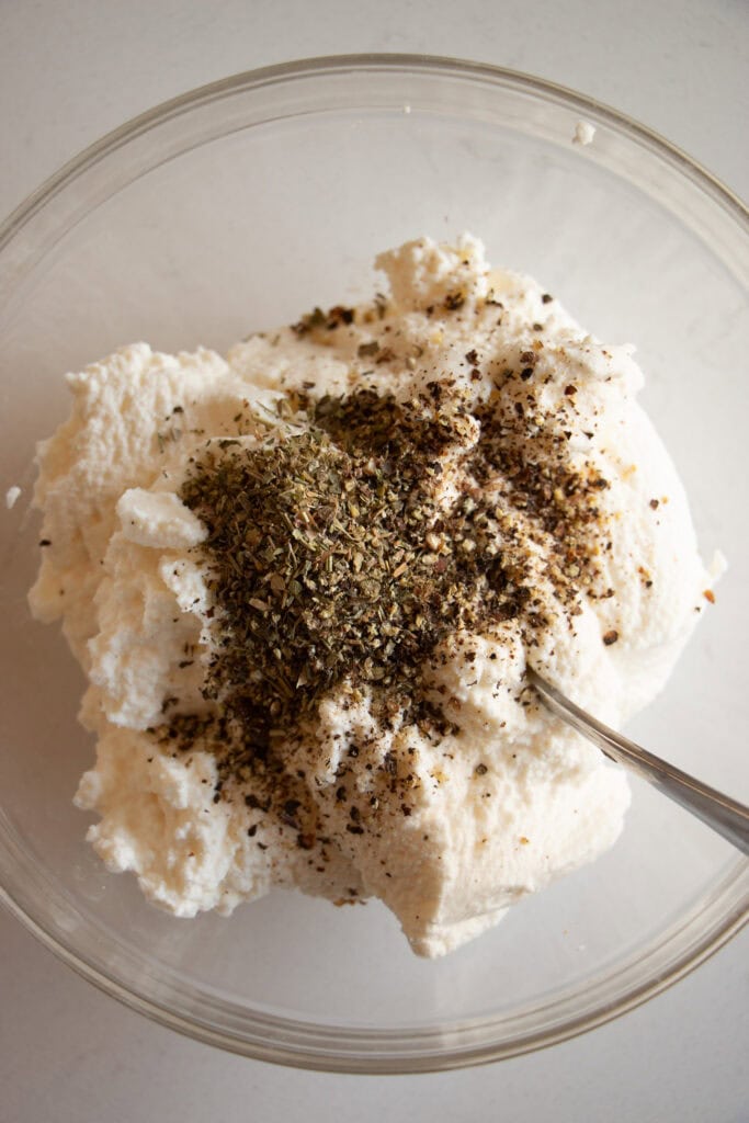 ricotta in a bowl