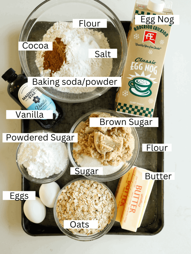 sheet pan with ingredients