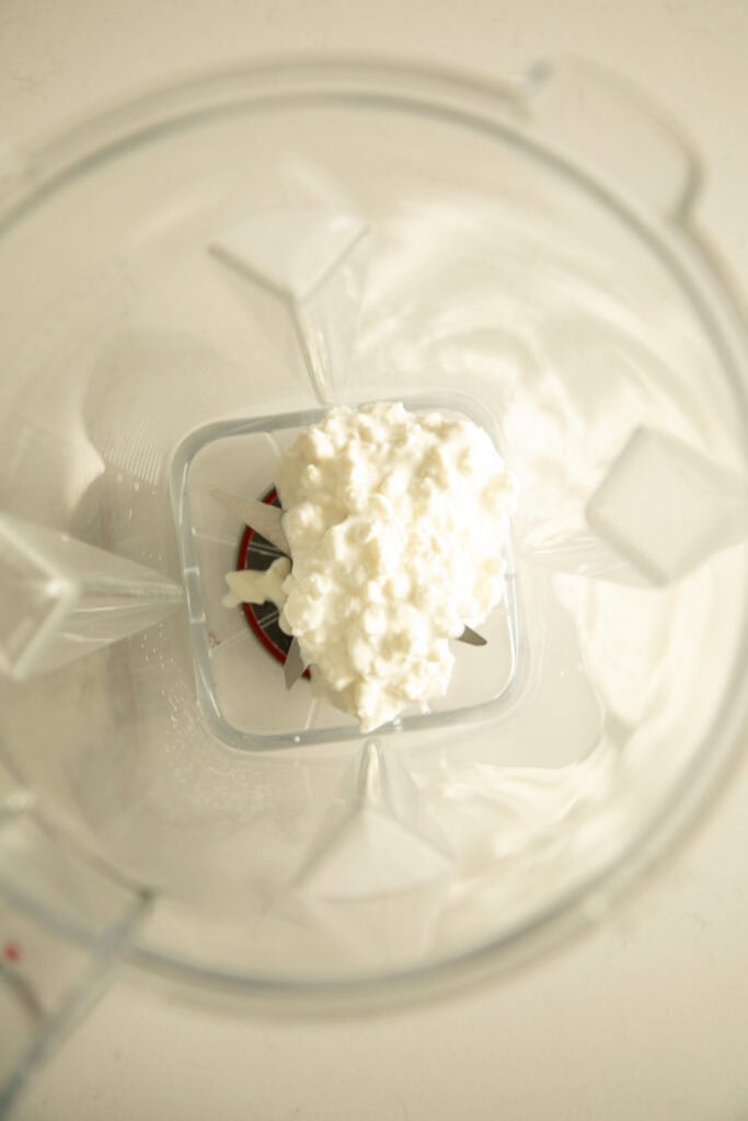 blender with cottage cheese