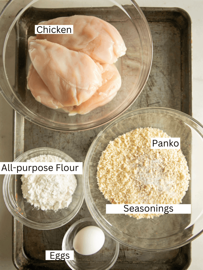 sheet pan with ingredients 