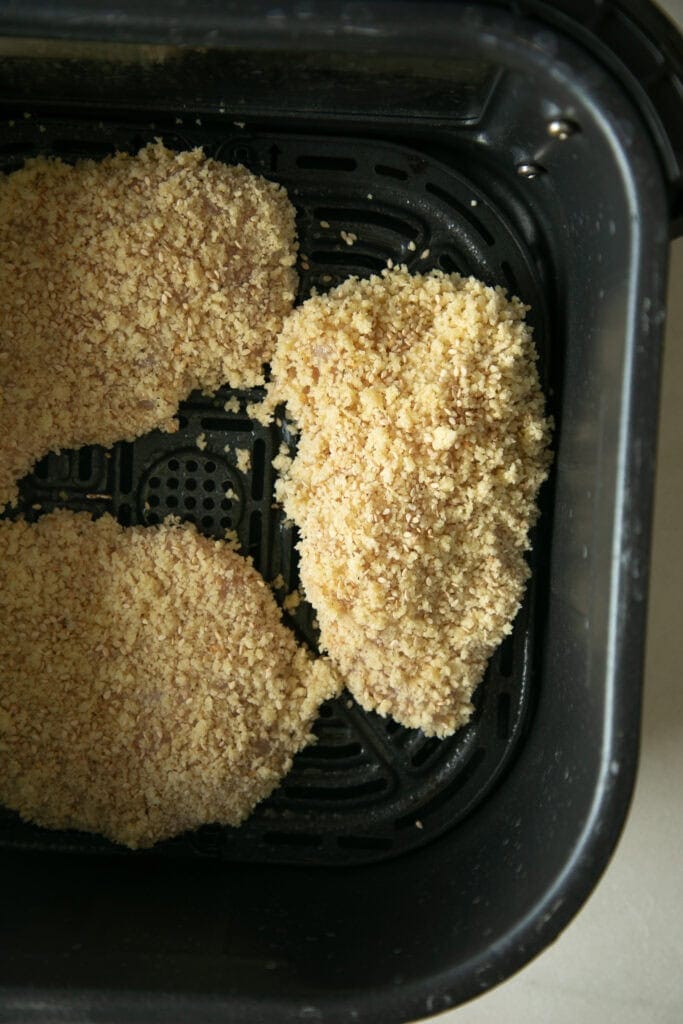 air fryer with panko crusted chicken 
