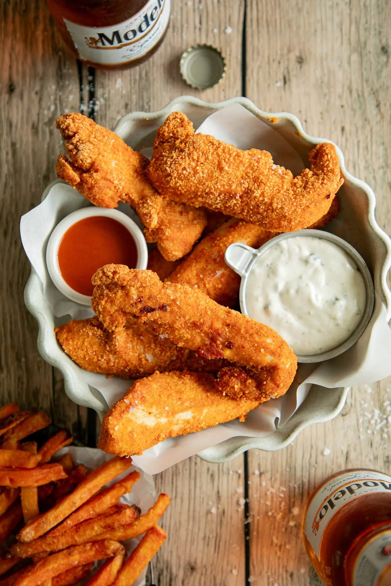 Crispy Air Fryer Shake and Bake Chicken Tenders