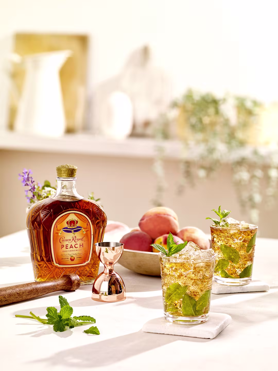 peach mint julep