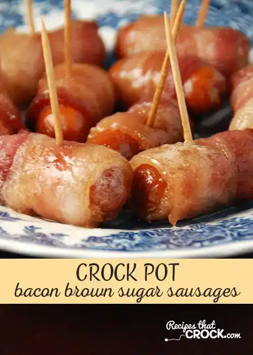 mini sausages with bacon