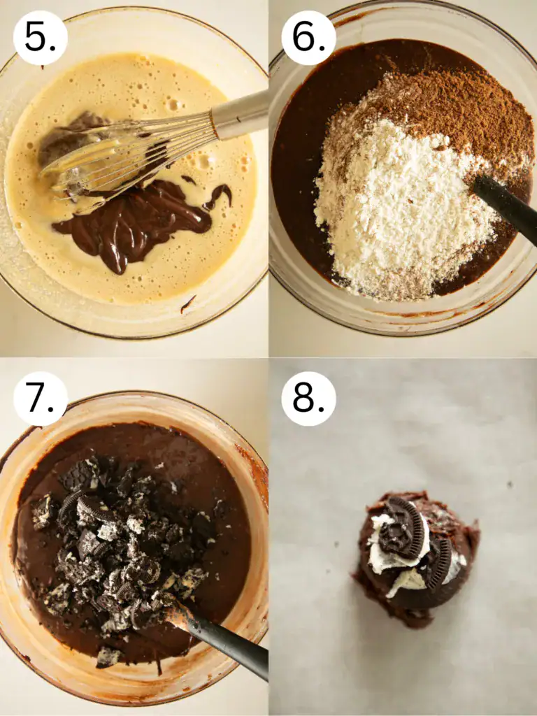 steps on how to make the cookie dough with images