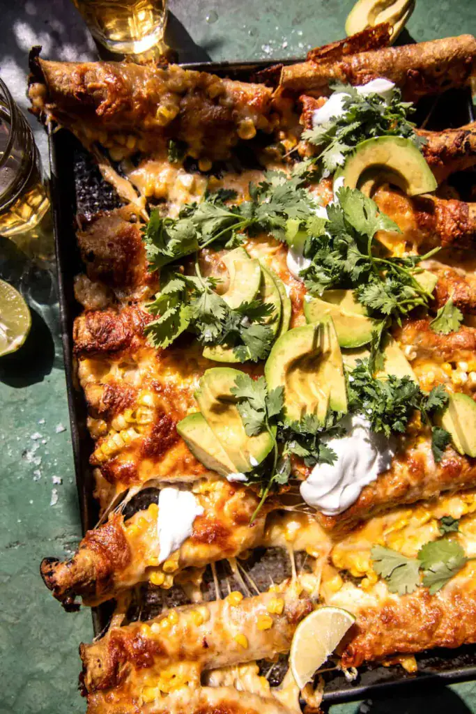 sheet pan chicken taquitos
