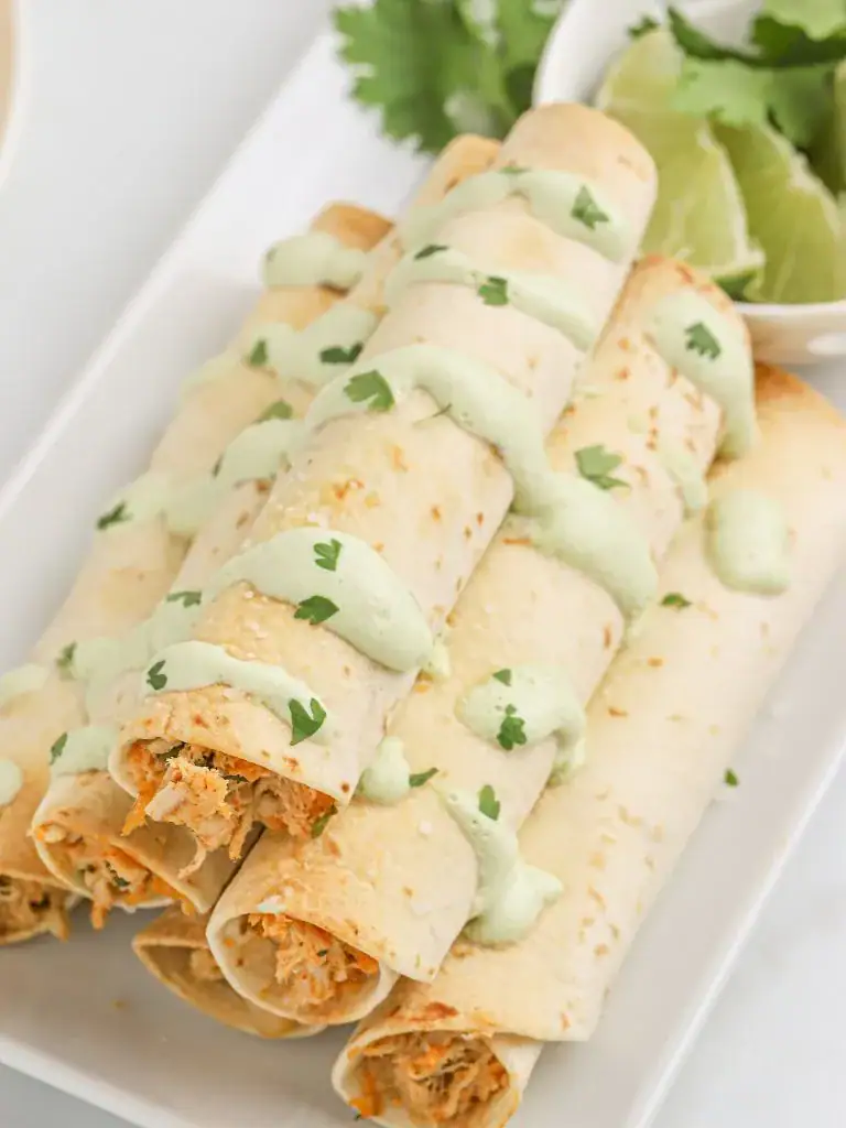 baked chicken taquitos